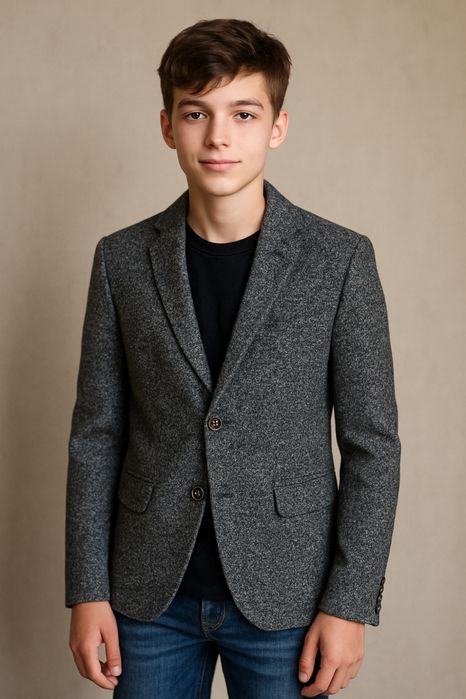 Пиджак мужской серый (сшитый на заказ)