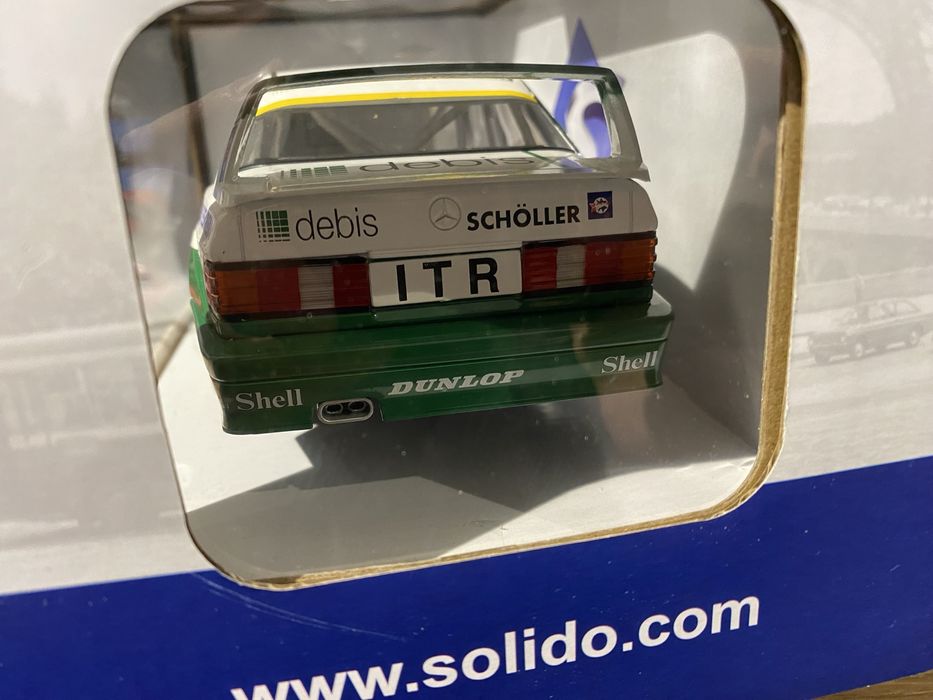MERCEDES-BENZ 190E EVO II DTM 1990 machetă auto scara 1:18 SOLIDO