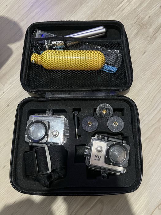 4K ultra HD камера+ още 1 камера и аксесоари