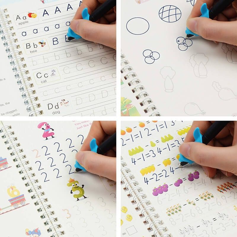 Образователен детски комплект тетрадки и писалки с бързо изсъхване