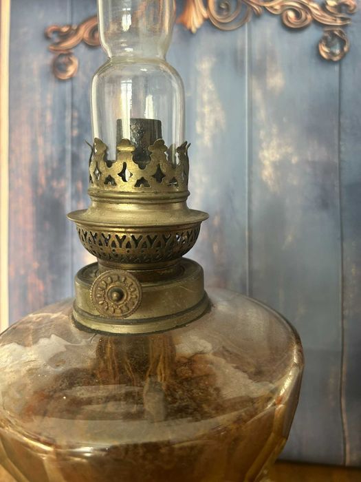 DN830 Lampa petrol superba cu sticla 2kg 54 cm h