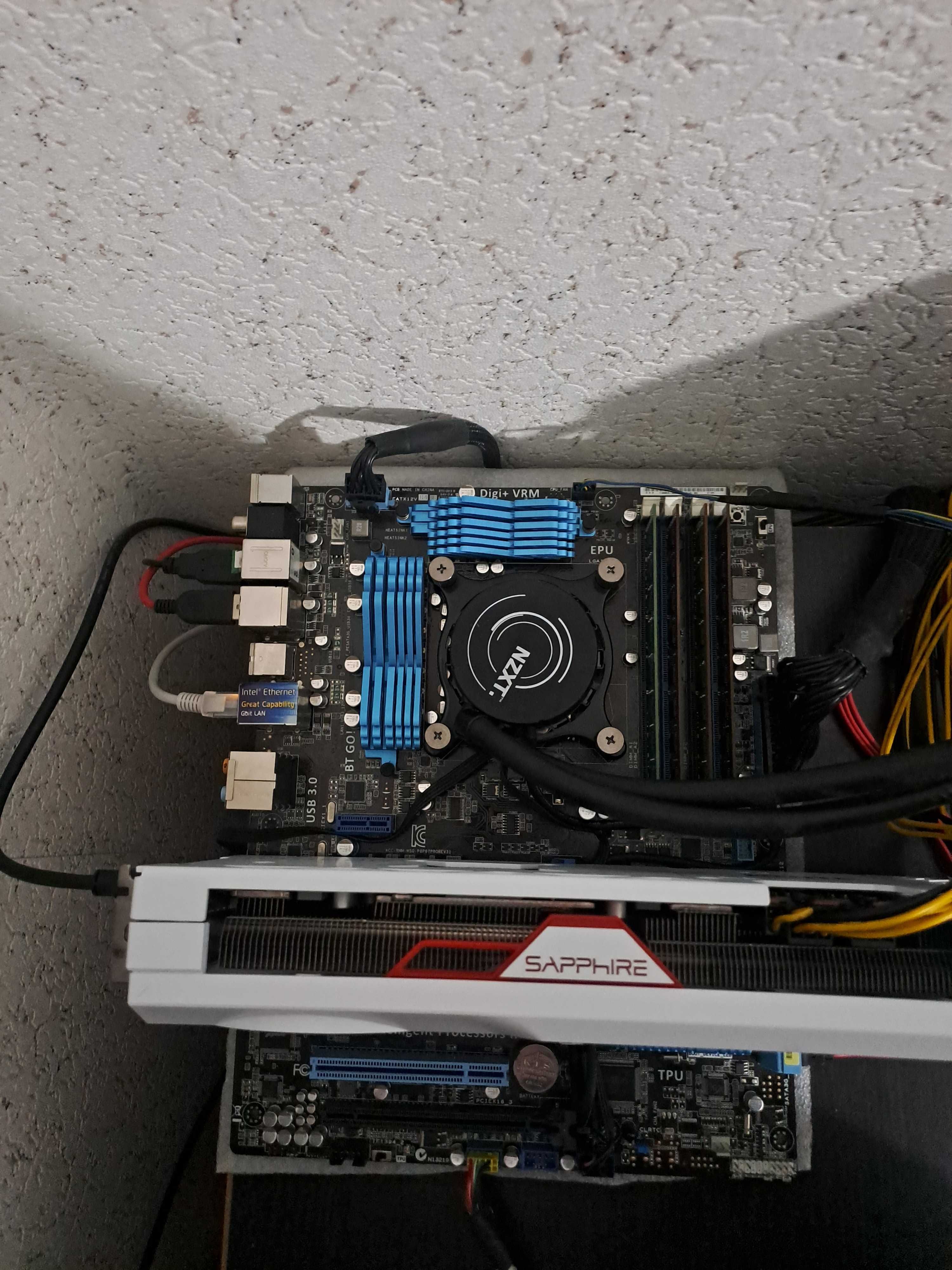 Intel i7 3770k + Asus P8P67 PRO 1155 + 16gb DDR3 + NZXT Kraken x31 120