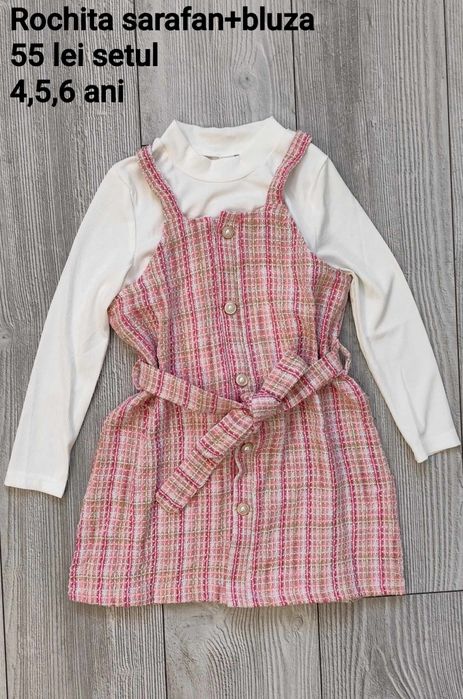 Rochite tip sarafan fete 6 si 7 ani