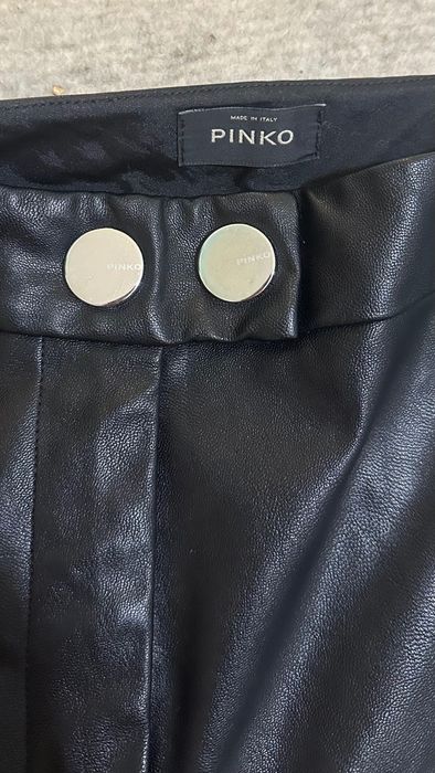 Оригинален кожен панталон Pinko