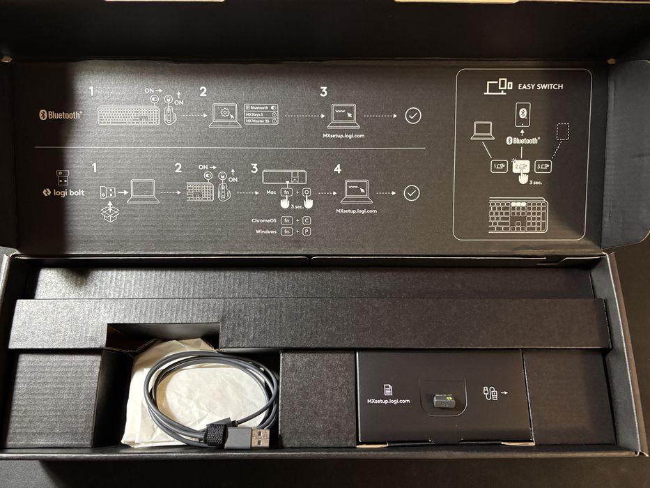 MX Master Combo - Tastatura Keys S / Mouse Master 3S / MX Palm Rest