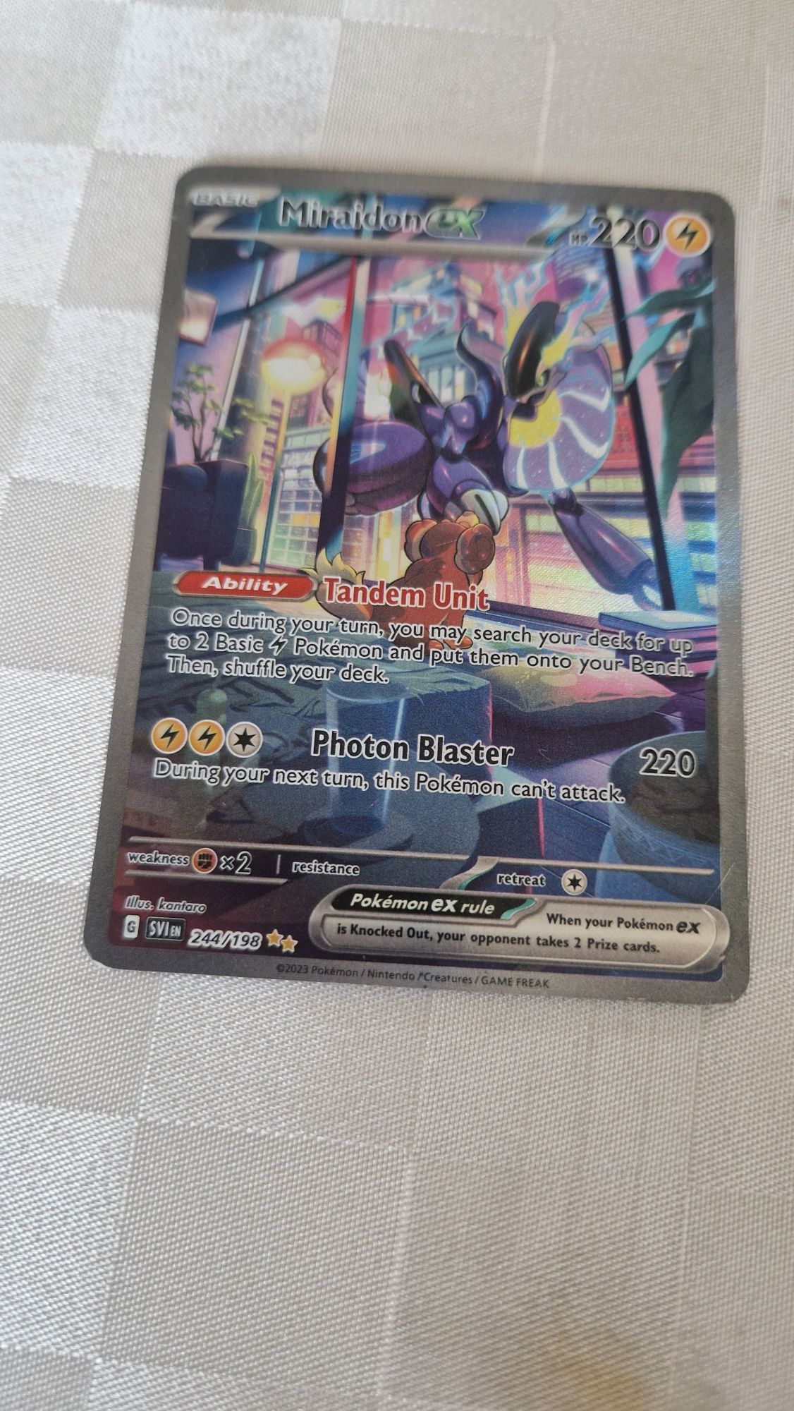 Carte pokemon Miraidon ex