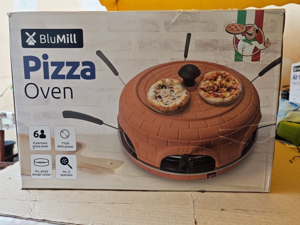 Cuptor pizza electric BluMill capac teracota - nou