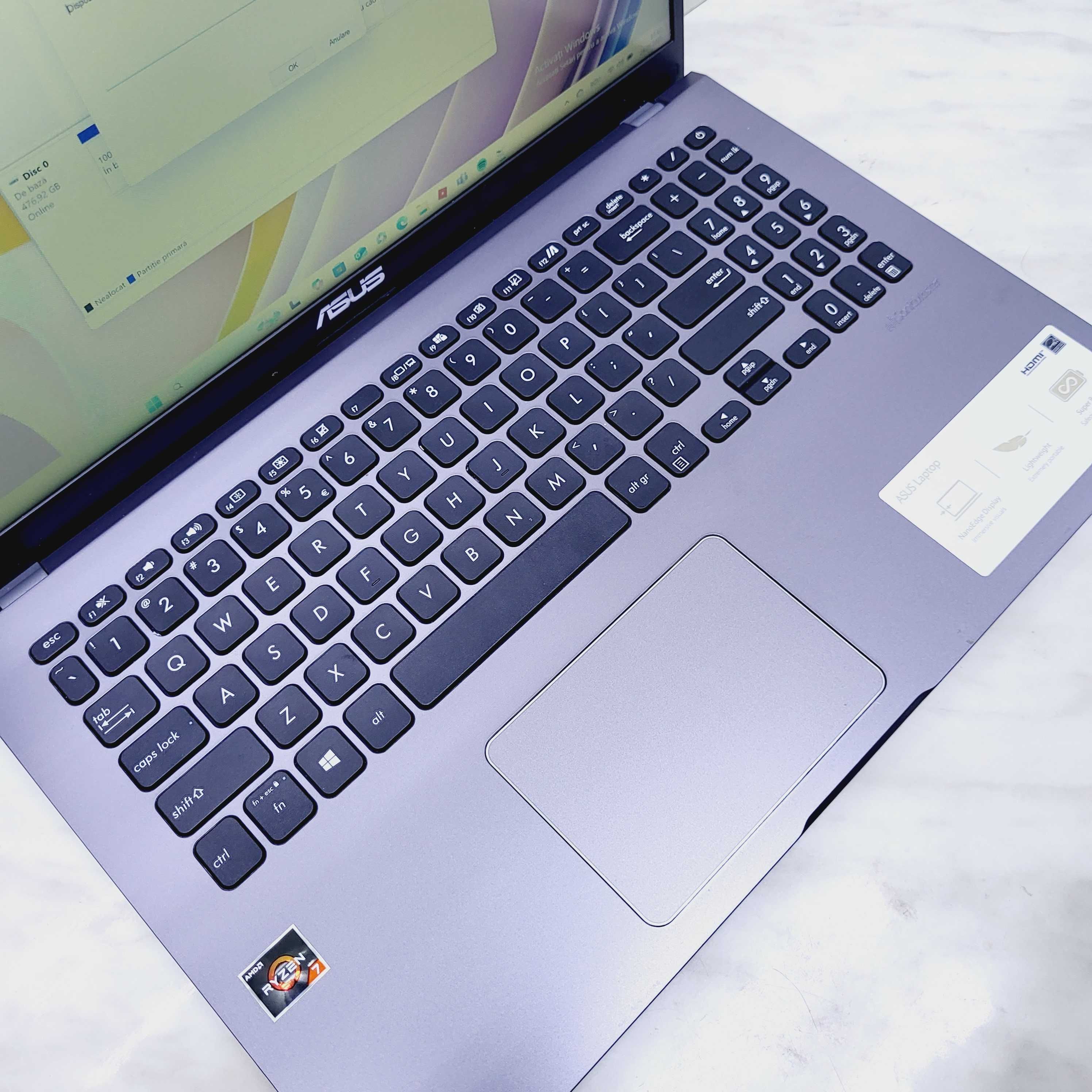 Laptop ASUS Ryzen 7 3700U, 8gb, 512gb SSD, Zeus Amanet Militari 31135