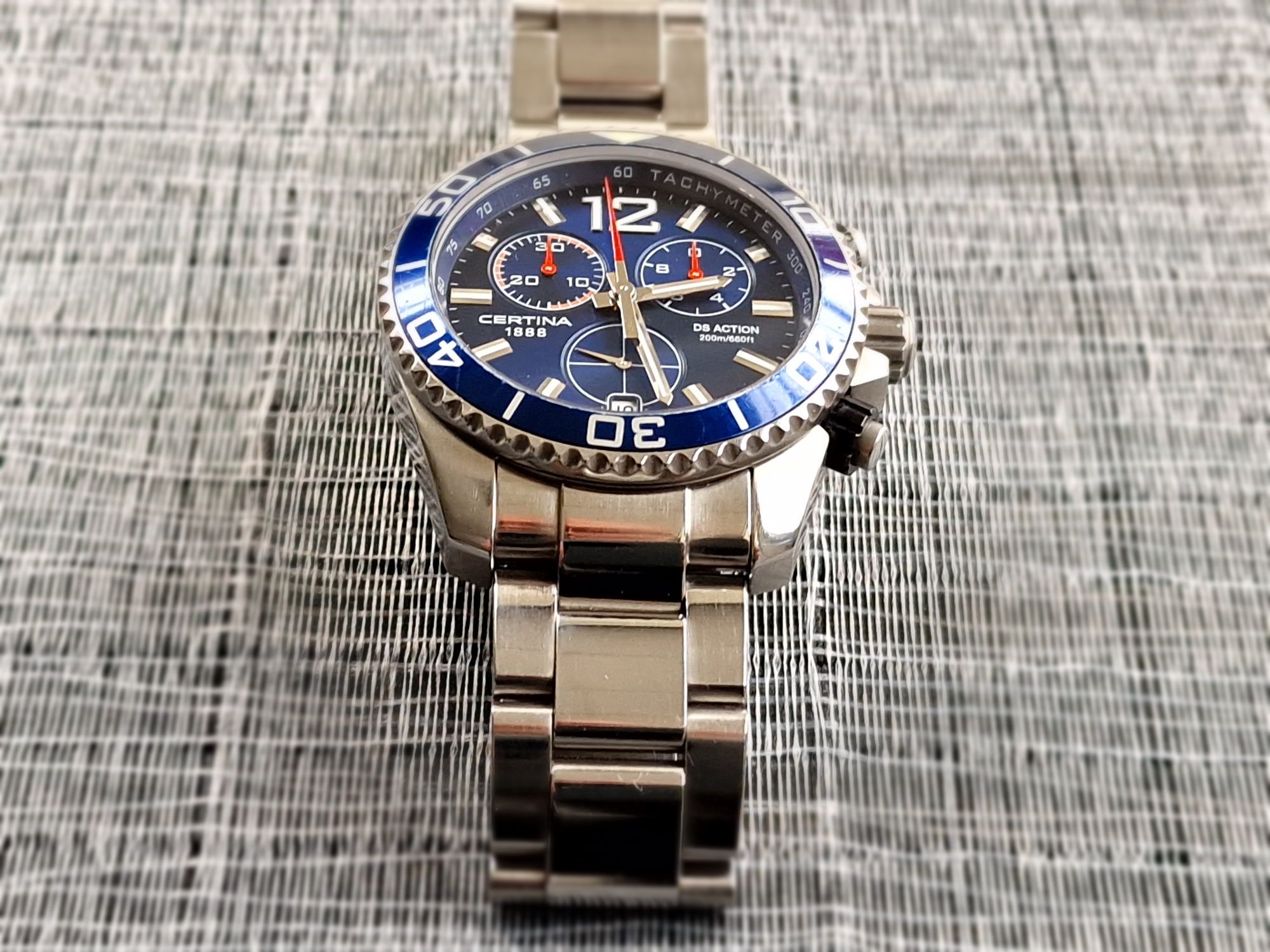 Часовник Certina DS Action chronograph blue