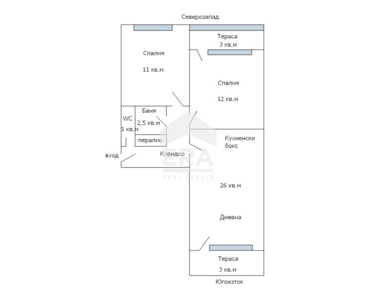 Продава се Тристаен апартамент в Варна, Чайка - 70 кв.м за 3143 €/кв.м - Снимка #11