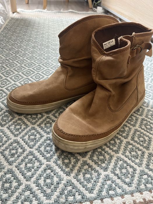 Vans кожени обувки