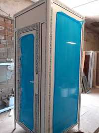 Алуминиева кабинка - съблекалня - заготовка за химическа тоалетна