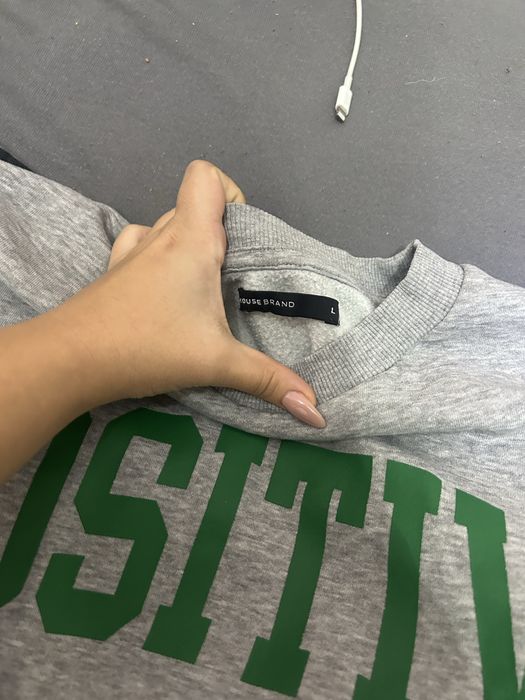 Сиво ежедневно Hoodie