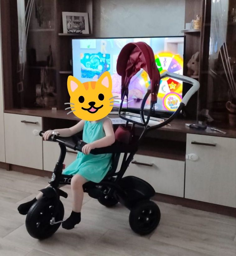 Велосипед трехколесный Tomix Baby Trike в использование пол месяца