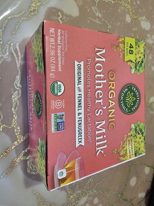 Organic Mother's Milk, оригинальный продукт с фенхелем и пажитником