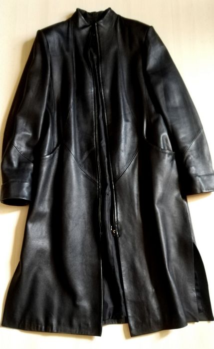 Кожаный комплект, плащ, куртка, штаны, юбка, сапоги