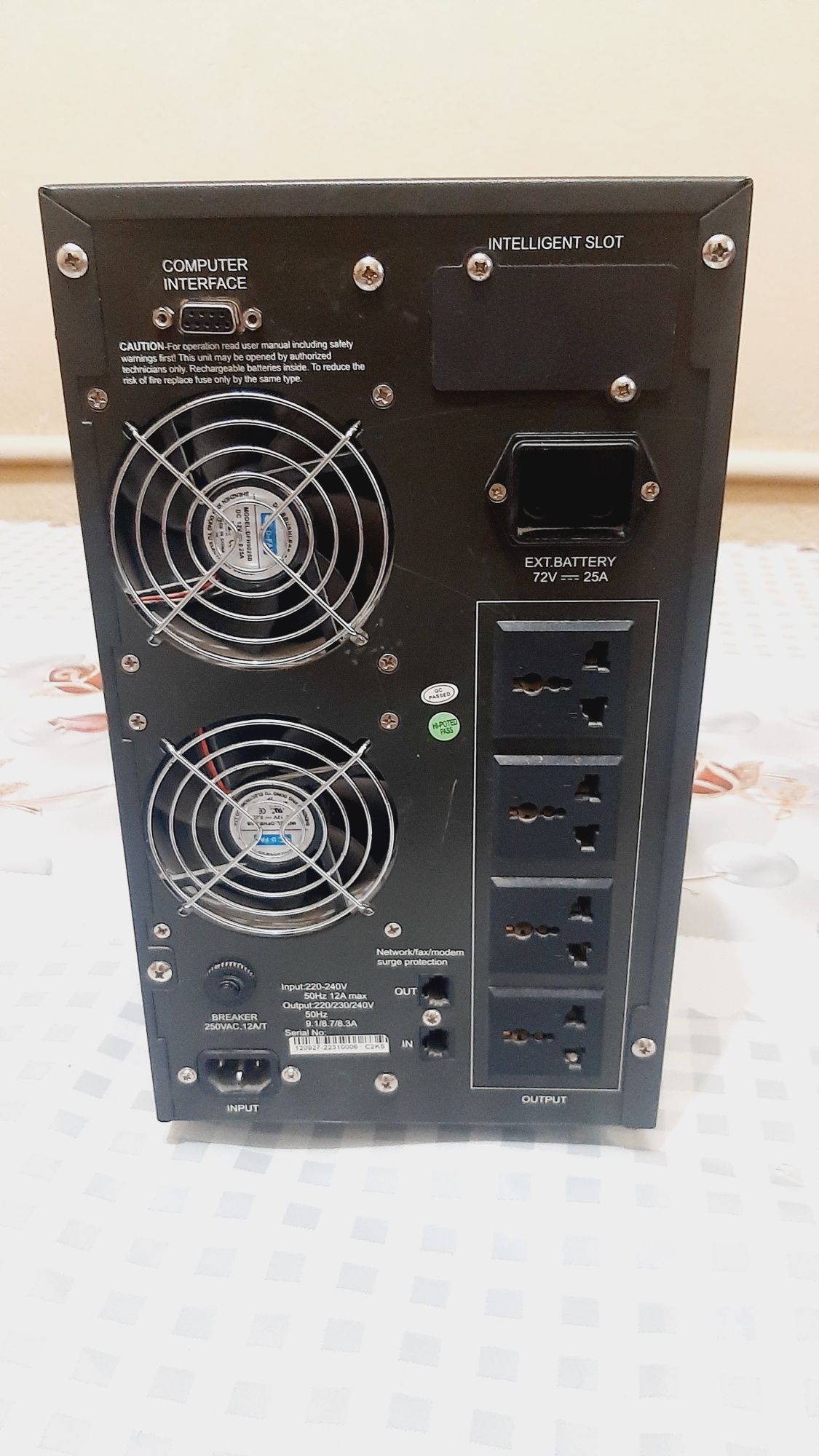 Источник бесперебойного питания VIR-ELECTRIC C2KS 220v online UPS