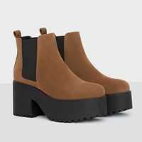 Botine cu platformă, PULL&BEAR