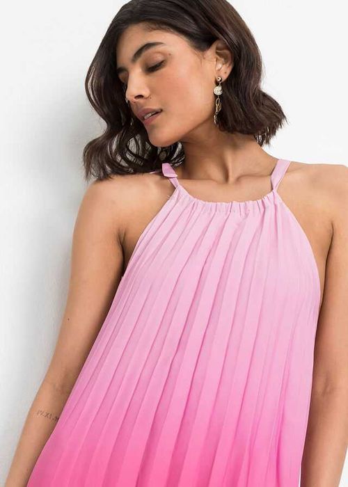 Rochie eleganta de vara în degrade roz