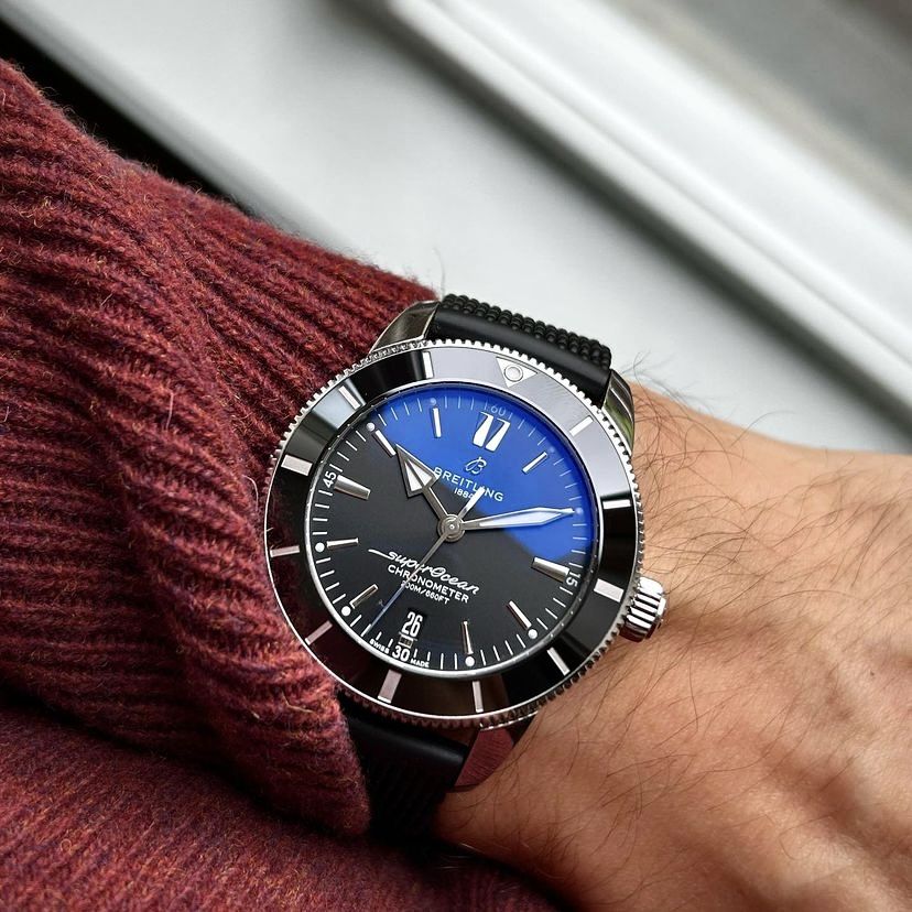 Superocean Heritage Automatic black 44 mm