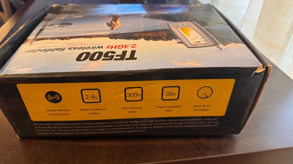 Vand sonar pescuit color Toslon TF500