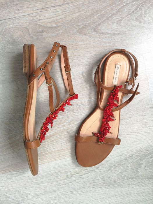 Sandale piele Massimo Dutti