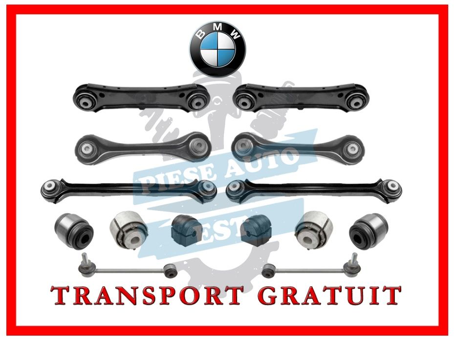 Kit brate spate BMW Seria 3 E90 E91, SERIA 1 E81 E87, X1 - 14 piese