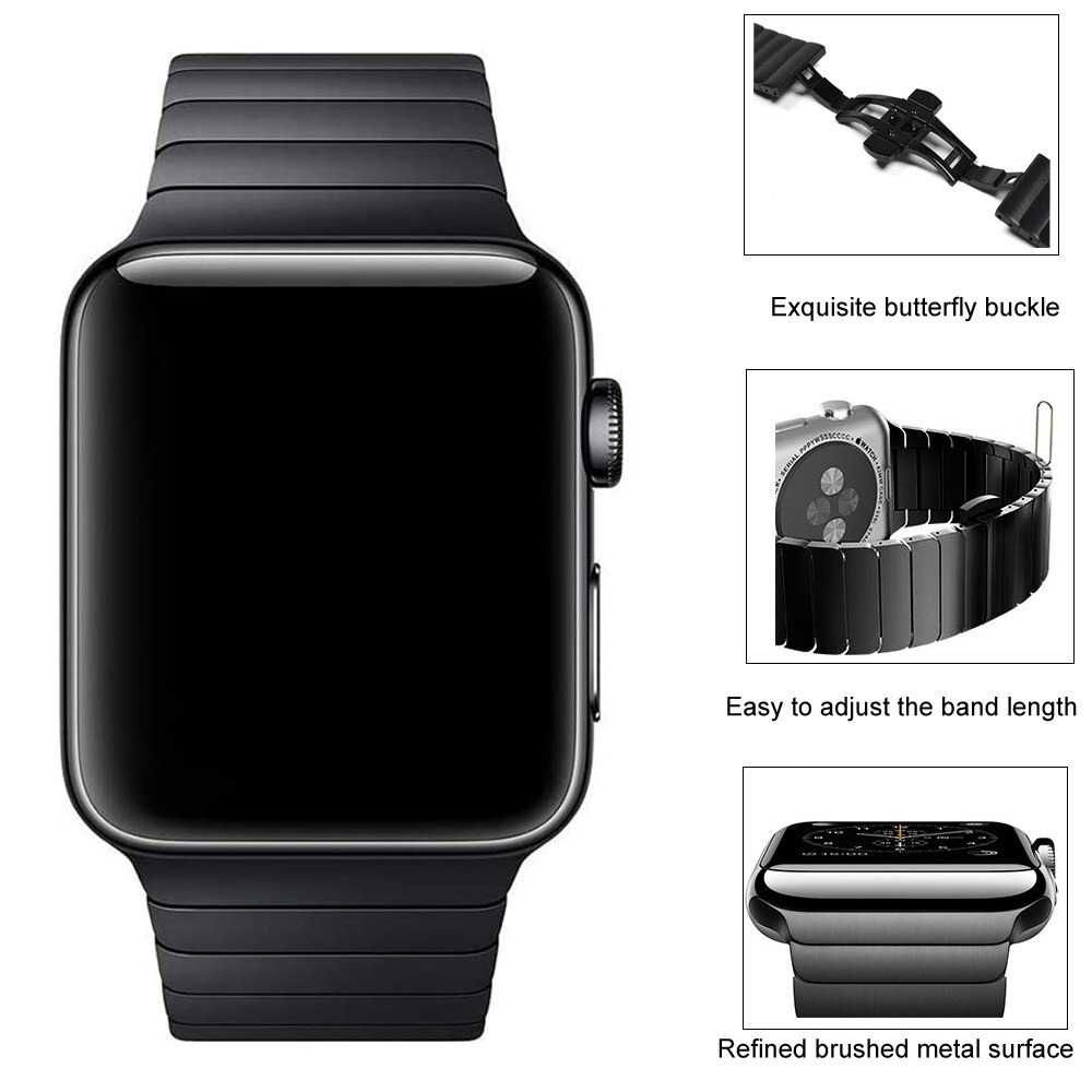 Curea metalica ceas Apple Watch seria 7/6/5/4/3/2/1 38mm / 40mm / 41mm