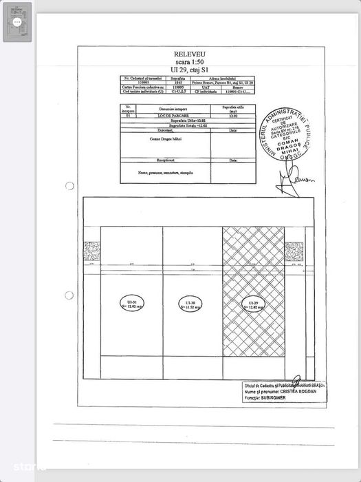 Silver Mountain, vand  loc de parcare