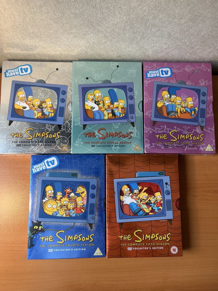 The Simpsons DVD Colletor’s edition - Seasons 1-5 чисто нови