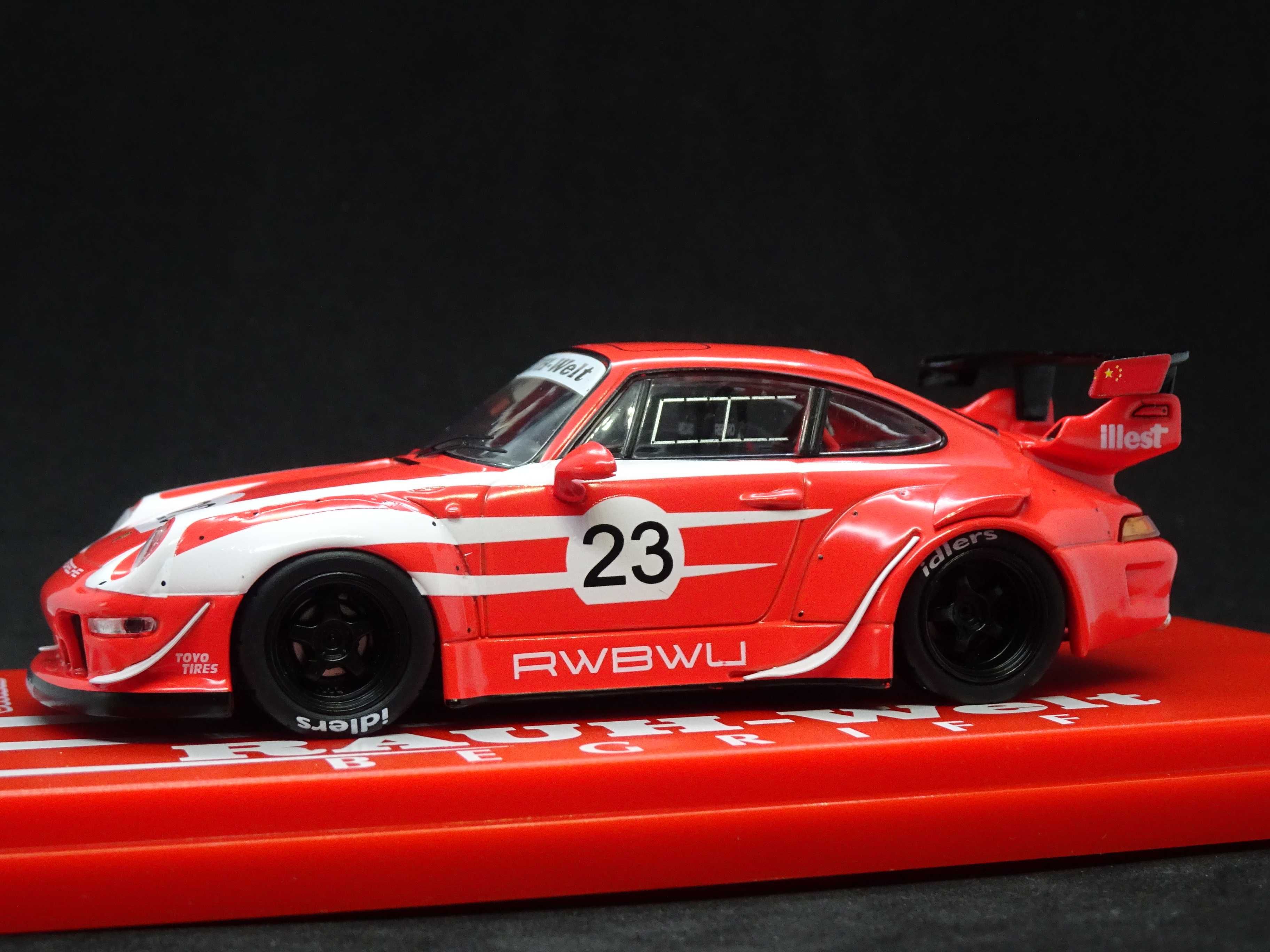 Macheta Porsche RWB 993 Red Tarmac Works 1:43