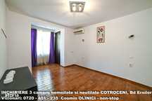 Inchirere 3 camere, nemobilate, neutilate, Cotroceni, centrala termica