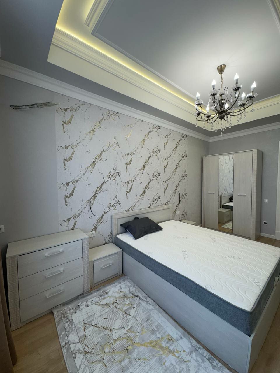 Аренда 3 комнатной, БИЙ, Сайрам, Новостройка