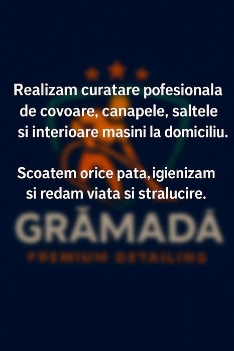 Spălătorie covoare - canapele - scaune - interioare mașini