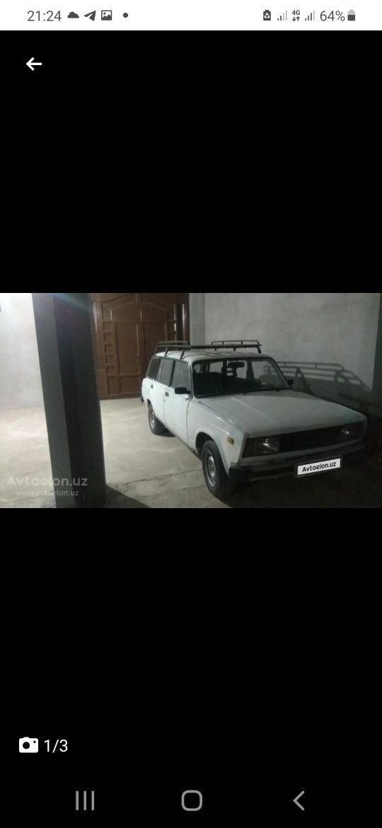 Moshina örtacha holatda yurub turubdi vaz-21-04