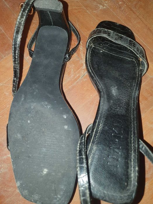 Sandale negre, Na-kd, numarul 36