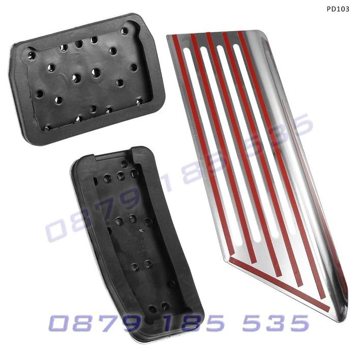 Спортни тунинг педали стомана гума Tesla Model 3 Y газ спирачка почива