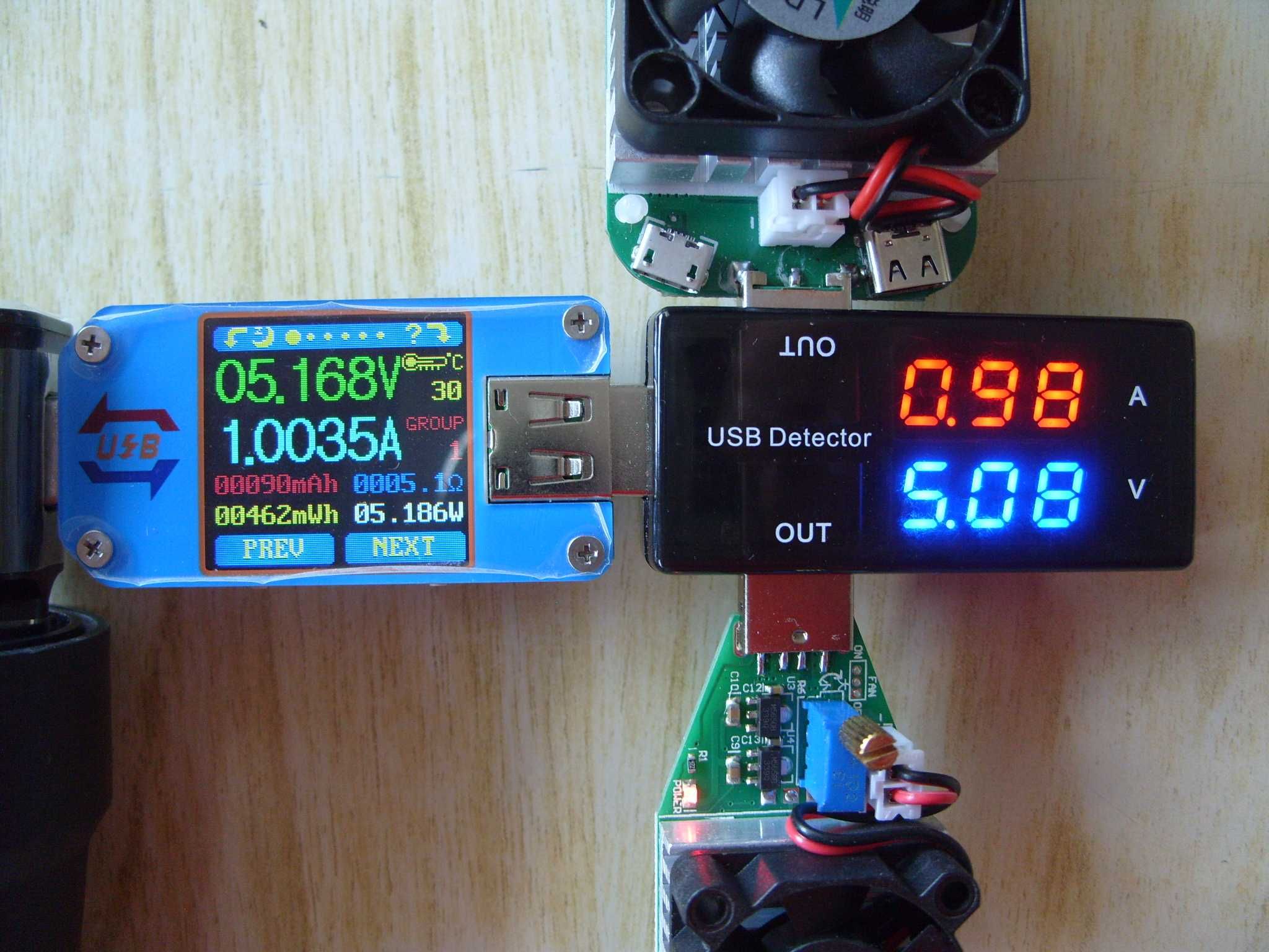 USB тестер-детектор с цветен дисплей  KWS-10VA