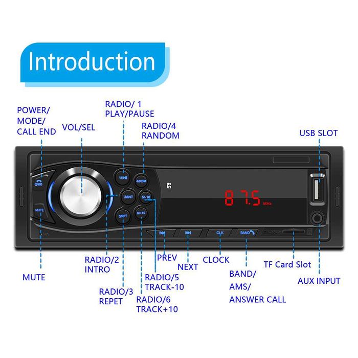 radio auto usb si bt