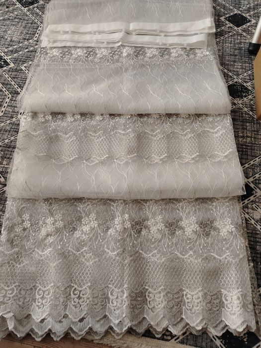 Ушити готови пердета 250вис 300шир по 16 лв бр