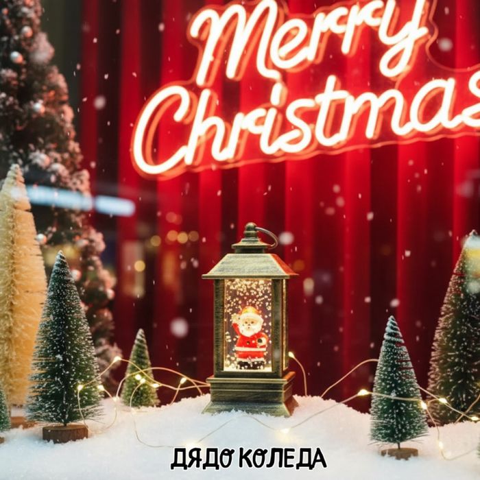 LED Коледен фенер с падащ сняг – топлина, уют и празнично настроение