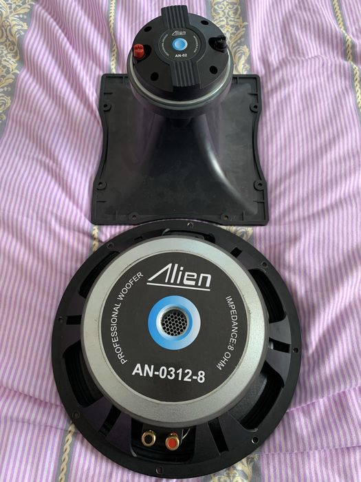 Difuzor 12 inch alien, driver si horn plus filtru