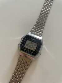 Casio retro watch silver - часовник