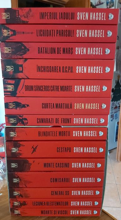 Vand set complet Sven Hassel- 14 volume noi, necitite