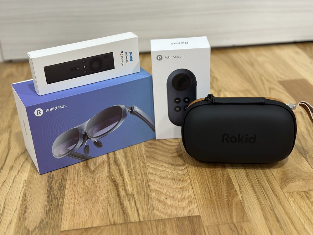 Rokid Max AR OLED Glasses + Rokid Station + Rokid Remote Control VR 3D