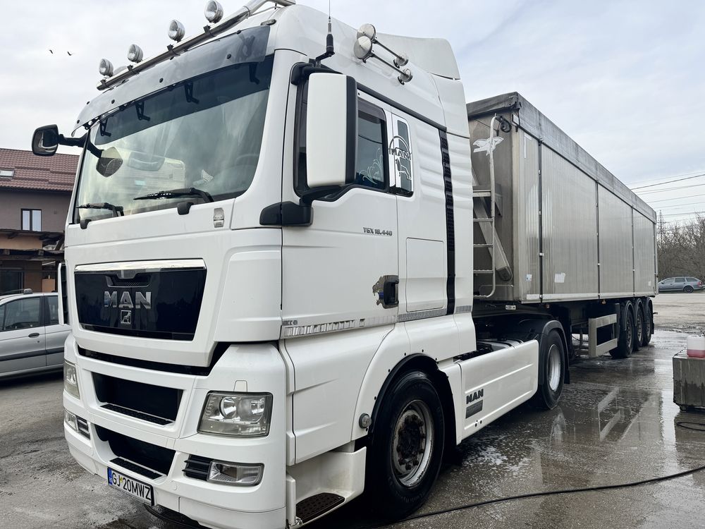 Man tgx euro 5 440  + semiremorca cereale Benalu 58 mc