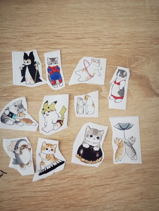 наклейки с котиком