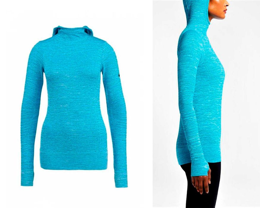 Nike Pro Оригинална дамска фланелка с качулка размер M