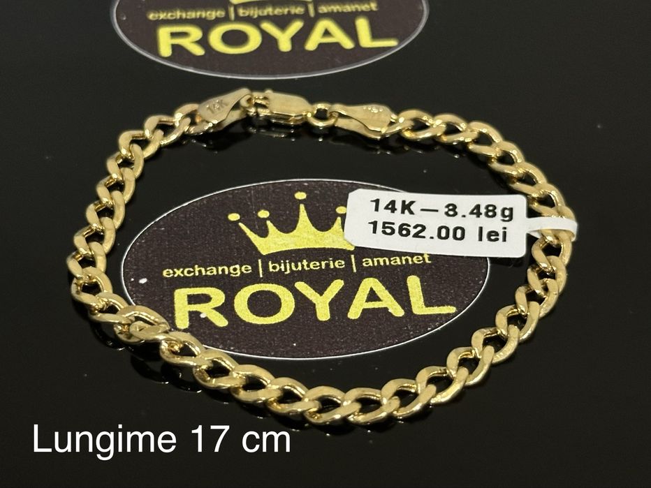 Bijuteria Royal: Bratara aur 14k/3.48 gr