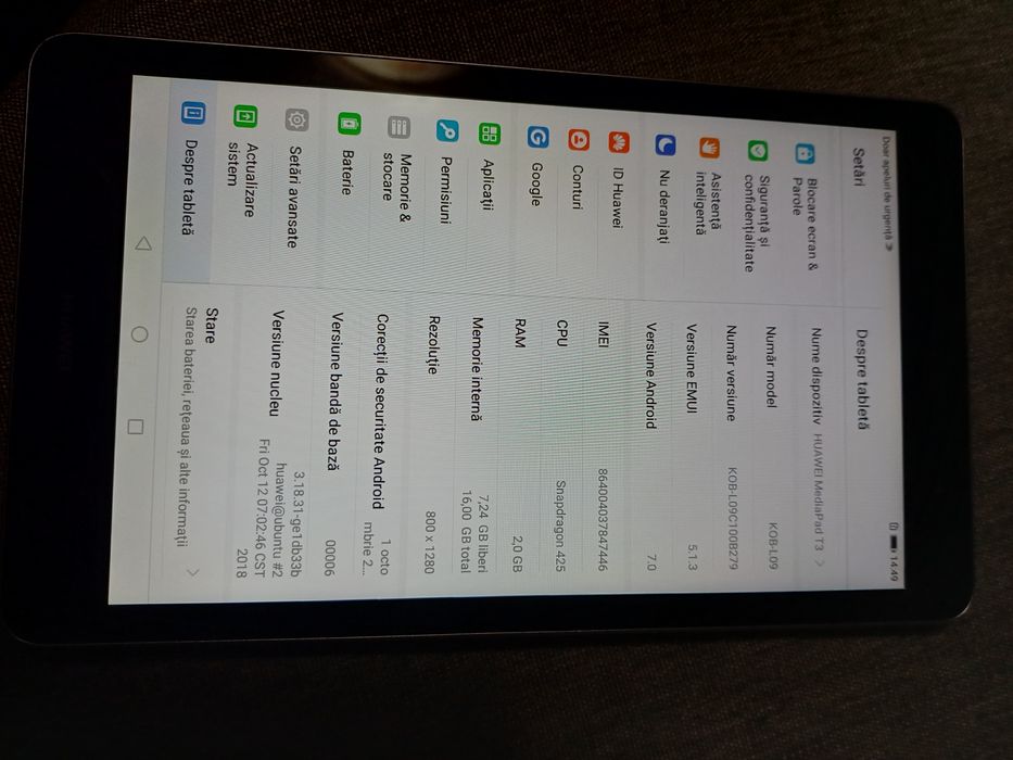 Tableta Huawei MediaPad T3